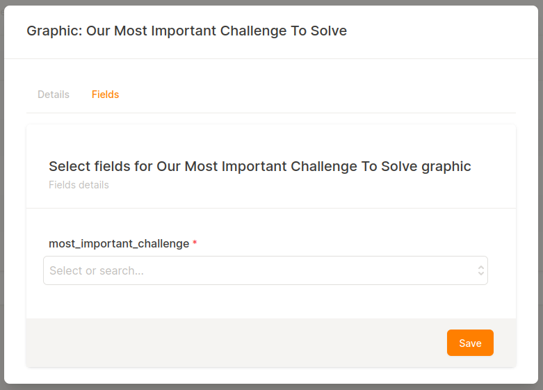 Our Most Important Challenge To Solve Chart Fields