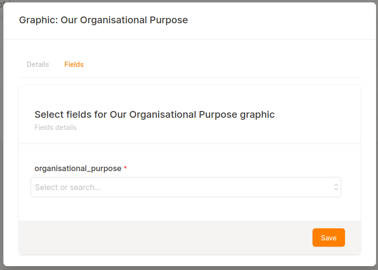 Our Organisational Purpuse Chart Fields