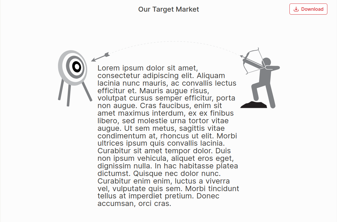 Our Target Market Chart