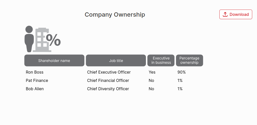 Our Ownership Structure Chart