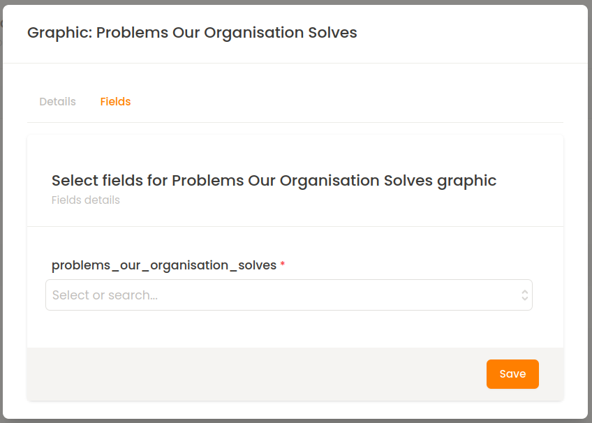 Problems Our Organisation Solves Chart Fields